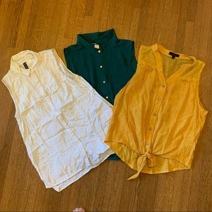 Sleeveless blouse bundle